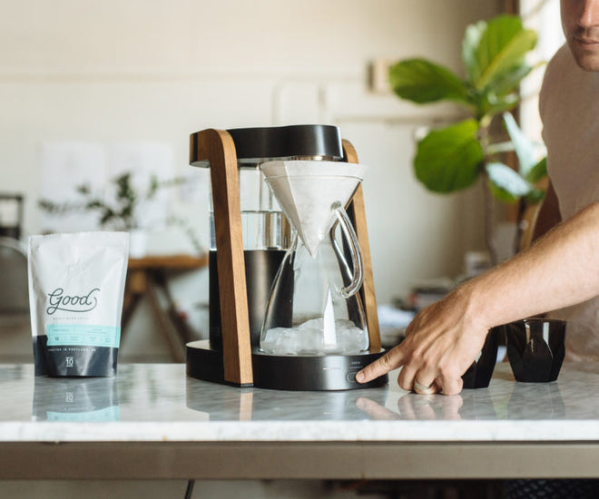 Iced coffee on the Ratio Eight and Six