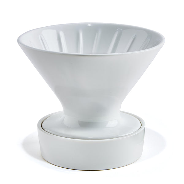 white dripper and catcher#color_bright-silver