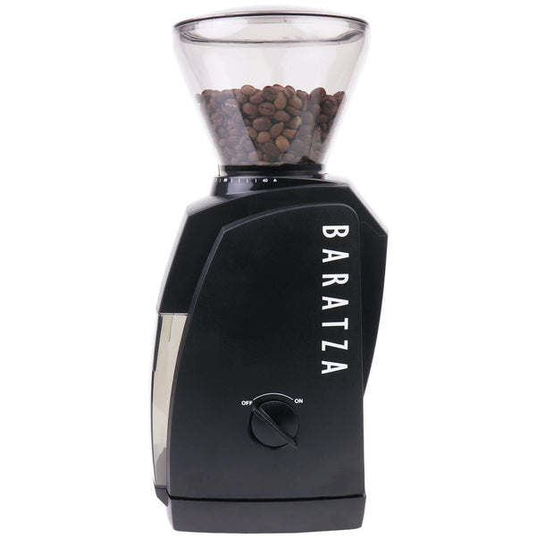Encore Coffee Grinder in Black side view#color_black