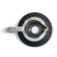 Black thermal carafe top-down view#color_matte-black