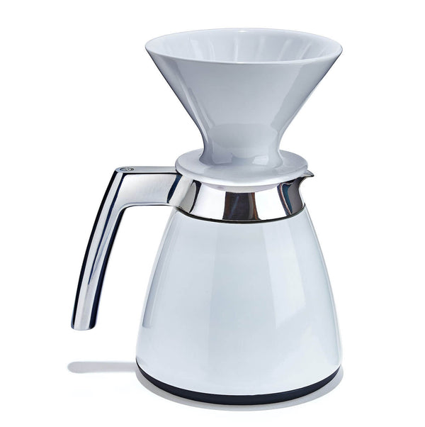 White thermal carafe with white dripper#color_white