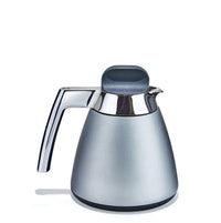 Bright silver thermal carafe with lid#color_bright-silver